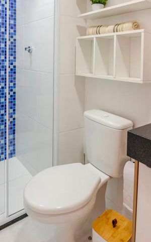 Apartamento à venda com 33m², 1 quarto e 1 vaga Apartamento à venda com 33m², 1 quarto e 1 vagaBanheiro