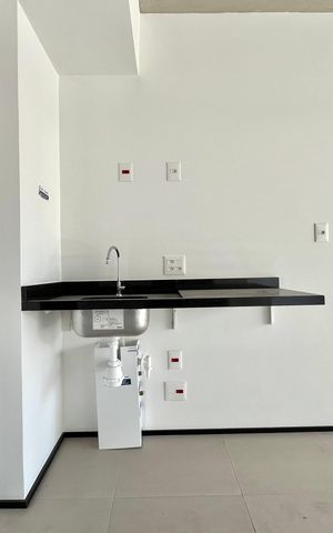 Studio à venda com 25m², 1 quarto e 1 vaga Studio à venda com 25m², 1 quarto e 1 vagaCozinha