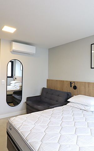 Studio para alugar com 37m², 1 quarto e 1 vagaEspaço Conjugado