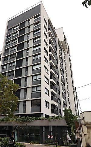 Studio para alugar com 37m², 1 quarto e 1 vagaFachada