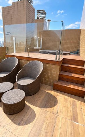 Apartamento à venda com 134m², 3 quartos e 2 vagas Apartamento à venda com 134m², 3 quartos e 2 vagasÁrea Externa da Cobertura