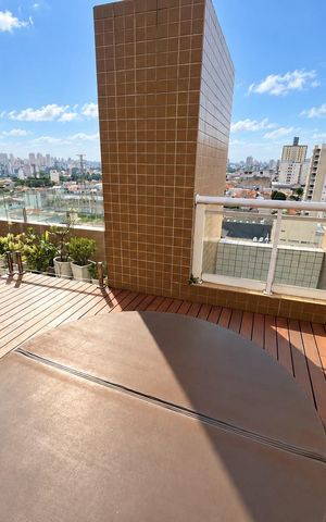 Apartamento à venda com 134m², 3 quartos e 2 vagas Apartamento à venda com 134m², 3 quartos e 2 vagasÁrea Externa da Cobertura