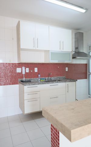 Apartamento para alugar com 80m², 3 quartos e 2 vagasCozinha e Área de Serviço