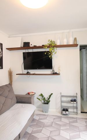 Casa à venda com 62m², 3 quartos e 2 vagasSala