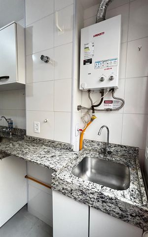 Apartamento para alugar com 43m², 2 quartos e 1 vaga Apartamento para alugar com 43m², 2 quartos e 1 vagaCozinha e Área de Serviço