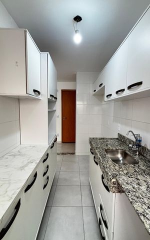 Apartamento para alugar com 43m², 2 quartos e 1 vaga Apartamento para alugar com 43m², 2 quartos e 1 vagaCozinha e Área de Serviço