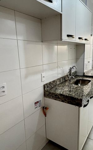 Apartamento para alugar com 43m², 2 quartos e 1 vaga Apartamento para alugar com 43m², 2 quartos e 1 vagaCozinha e Área de Serviço