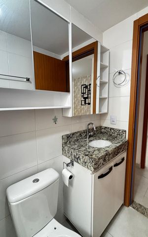 Apartamento para alugar com 43m², 2 quartos e 1 vaga Apartamento para alugar com 43m², 2 quartos e 1 vagaBanheiro