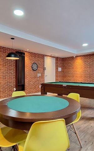 Apartamento para alugar com 31m², 1 quarto e sem vaga Apartamento para alugar com 31m², 1 quarto e sem vagaSalão de jogos