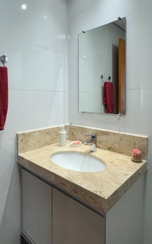 Apartamento à venda com 77m², 3 quartos e 2 vagas Apartamento à venda com 77m², 3 quartos e 2 vagasBanheiro Social