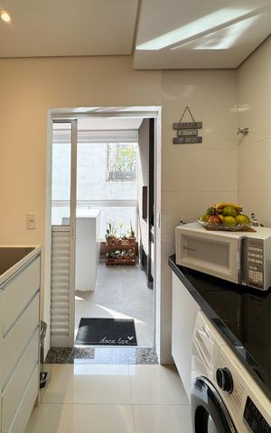 Apartamento à venda com 77m², 3 quartos e 2 vagas Apartamento à venda com 77m², 3 quartos e 2 vagasÁrea de Serviço