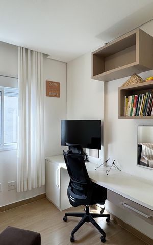 Apartamento à venda com 77m², 3 quartos e 2 vagas Apartamento à venda com 77m², 3 quartos e 2 vagasQuarto 1