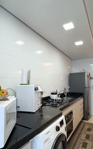 Apartamento à venda com 77m², 3 quartos e 2 vagas Apartamento à venda com 77m², 3 quartos e 2 vagasÁrea de Serviço
