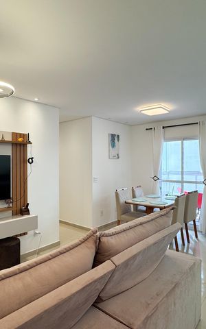Apartamento à venda com 77m², 3 quartos e 2 vagas Apartamento à venda com 77m², 3 quartos e 2 vagasSala