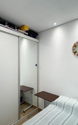 Apartamento à venda com 77m², 3 quartos e 2 vagas Apartamento à venda com 77m², 3 quartos e 2 vagasQuarto 2