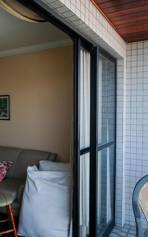 Apartamento à venda com 121m², 3 quartos e 1 vagaVaranda da sala