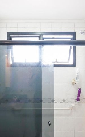 Apartamento à venda com 121m², 3 quartos e 1 vagaBanheiro da suíte