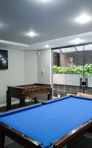 Apartamento à venda com 121m², 3 quartos e 1 vagaSalão de jogos