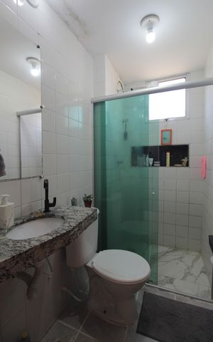 Apartamento à venda com 55m², 3 quartos e 2 vagasBanheiro Social