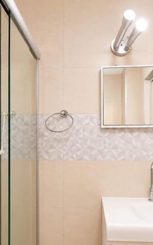Apartamento para alugar com 58m², 1 quarto e sem vaga Apartamento para alugar com 58m², 1 quarto e sem vagaBanheiro