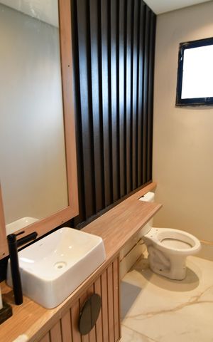 Casa de condomínio à venda com 100m², 3 quartos e 1 vagaLavabo