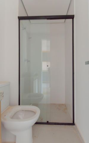 Studio para alugar com 29m², 1 quarto e sem vaga Studio para alugar com 29m², 1 quarto e sem vagaBanheiro