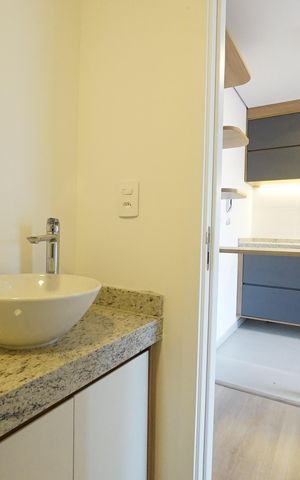 Studio para alugar com 29m², 1 quarto e sem vagaBanheiro