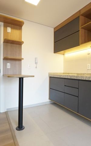 Studio para alugar com 29m², 1 quarto e sem vagaCozinha
