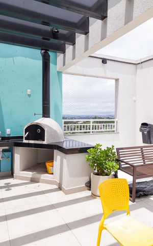 Apartamento para alugar com 34m², 2 quartos e 1 vaga Apartamento para alugar com 34m², 2 quartos e 1 vagaÁrea comum - Churrasqueira