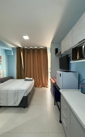 Studio à venda com 22m², 1 quarto e sem vaga