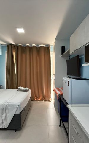 Studio à venda com 22m², 1 quarto e sem vaga