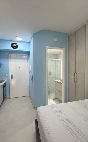 Studio à venda com 22m², 1 quarto e sem vaga
