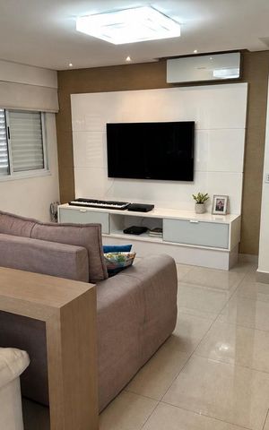 Apartamento para alugar com 124m², 3 quartos e 2 vagasSala