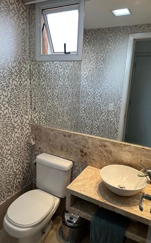 Apartamento para alugar com 124m², 3 quartos e 2 vagasBanheiro