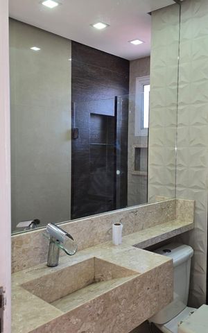 Apartamento para alugar com 54m², 2 quartos e 1 vaga Apartamento para alugar com 54m², 2 quartos e 1 vagaBanheiro Social