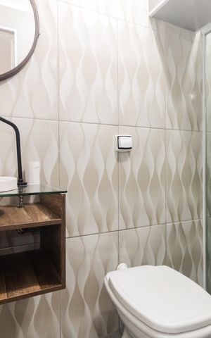 Studio para alugar com 25m², 1 quarto e sem vaga Studio para alugar com 25m², 1 quarto e sem vagaBanheiro