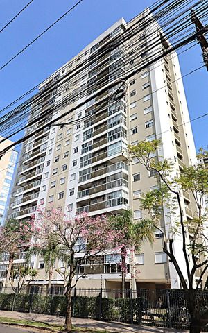 Apartamento à venda com 82m², 2 quartos e 1 vagaFachada do bloco