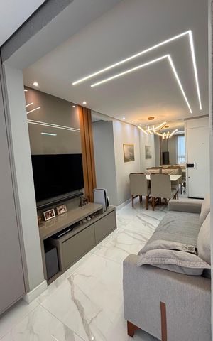 Apartamento à venda com 49m², 2 quartos e 1 vaga Apartamento à venda com 49m², 2 quartos e 1 vagaSala