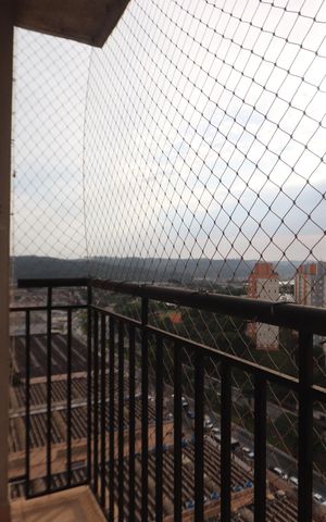 Apartamento à venda com 58m², 3 quartos e sem vagaVaranda