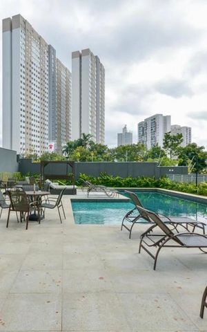 Apartamento para alugar com 39m², 2 quartos e 1 vaga Apartamento para alugar com 39m², 2 quartos e 1 vagaPiscina