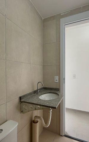 Apartamento para alugar com 39m², 2 quartos e 1 vaga Apartamento para alugar com 39m², 2 quartos e 1 vagaBanheiro