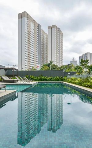 Apartamento para alugar com 39m², 2 quartos e 1 vaga Apartamento para alugar com 39m², 2 quartos e 1 vagaPiscina