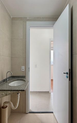 Apartamento para alugar com 39m², 2 quartos e 1 vaga Apartamento para alugar com 39m², 2 quartos e 1 vagaBanheiro