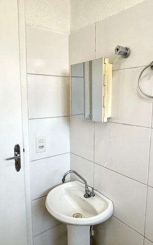 Apartamento para alugar com 45m², 2 quartos e sem vaga Apartamento para alugar com 45m², 2 quartos e sem vagaBanheiro