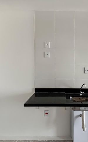 Studio à venda com 26m², 1 quarto e sem vaga