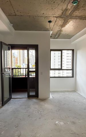 Studio à venda com 26m², 1 quarto e sem vaga