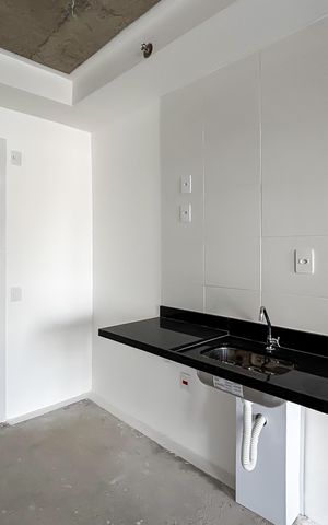 Studio à venda com 26m², 1 quarto e sem vaga