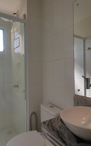Apartamento para alugar com 54m², 2 quartos e 1 vaga Apartamento para alugar com 54m², 2 quartos e 1 vagaBanheiro