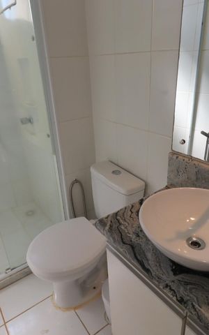 Apartamento para alugar com 54m², 2 quartos e 1 vaga Apartamento para alugar com 54m², 2 quartos e 1 vagaBanheiro