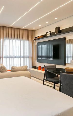 Apartamento para alugar com 40m², 1 quarto e 1 vaga